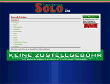 Tablet Screenshot of linz.pizzasolo.at